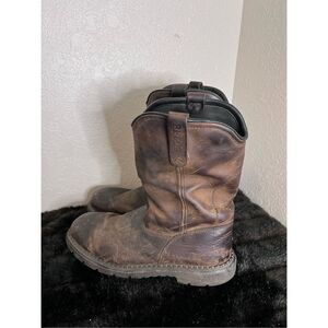 Red Wing Pecos  Leather Waterproof work boots 13 b